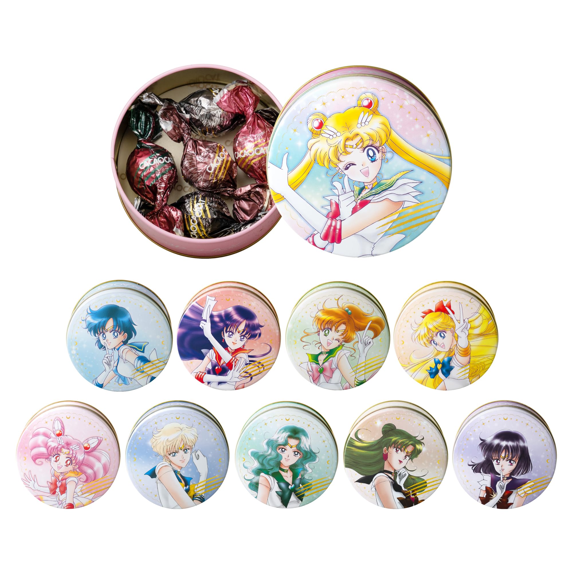 Amazon | CACAOCAT缶 美少女戦士セーラームーン 10缶コンプリート